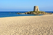 The beautiful Beach with the tower