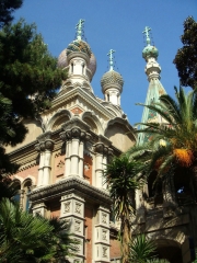 The Russian church in Sanremo