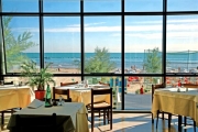 Restaurant with sea view