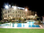 Exterior of the hotel with the Swimmming Pool