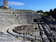 The famous greek teatre of Syracuse