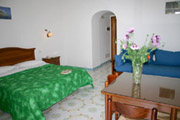 Das Schlafzimmer der Wohnung Concetta n 8 in Positano