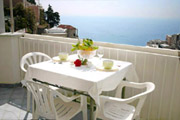 Meersicht vom Balkon der Ferienwohnung Concetta n° 8 in Positano aus