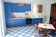 Sorrento Villa: The large kitchen of Ornella Villa in Sorrento