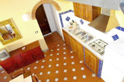 Florence Vacation Rental: Kitchen of Benozzo Vacation Apartment in Florence