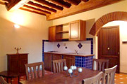 Tuscany Vacation Rental: Kitchen and Dining room of Latini Rental Apartment in Florence