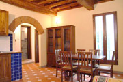 Toskana Urlaub Miete: Esszimmer der Mietwohnung Latini in Florenz