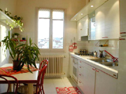 Unterkunft Florenz: Küche mit Esstisch der Unterkunft Filarete in Florenz