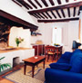 Living room of Il Camino apartment in San Gimignano